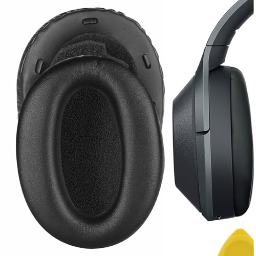 Geekria Earpad Replacement For Wh1000Xm2, Mdr-1000X Headphones/Earpads With Clip Ring And Tuning Tone Cotton/Ear Cushion/Repair Parts (Plastic Ring/Tu