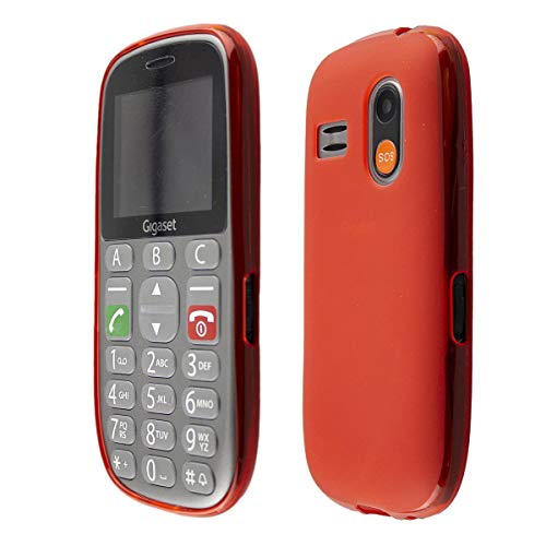Caseroxx Tpu-Custodia Per Gigaset Gl390, Guaina (Tpu-Custodia In Rosso)