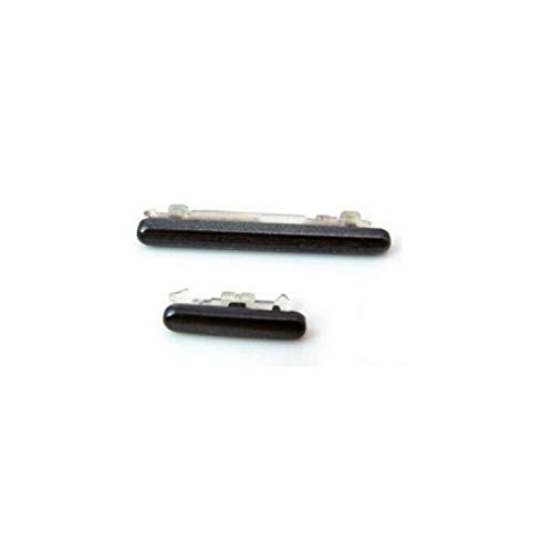 Compatibile Con Samsung Galaxy S3 Neo I9301 S3 I9300 Kit Di Ricambio (Tasti Esterni Laterali -Nero - Grey) Tastino Accensione On Off + Pulsante Estern