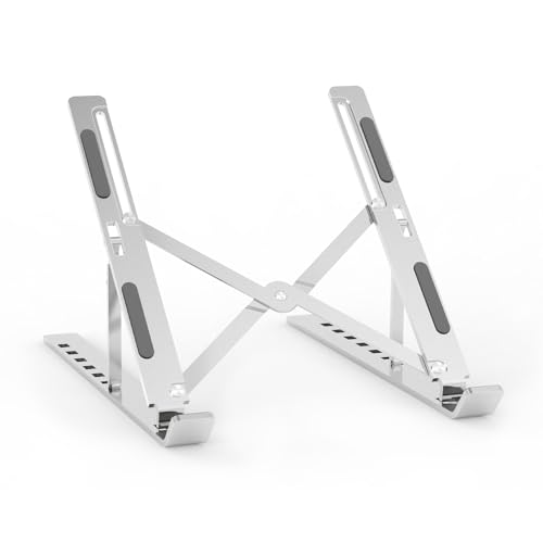 Aisens - Lps2M-173 - Supporto Da Tavolo Regolabile Per Portatile/Tablet, Argento