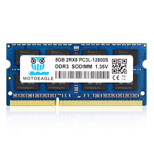 Motoeagle 8Gb Ddr3 Ddr3L 1600Mhz Sodimm Ram Cl11 Pc3 Pc3L 12800 1.35V/1.5V 204-Pin 2Rx8 Memoria Laptop