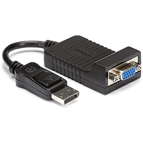 Startech.Com Adattatore Da Displayport A Vga, Convertitore Attivo Da Dp A Vga, Video 1080P, Resistente, Cavo Monitor Dp/Dp++ A Vga, Adattatore Dongle