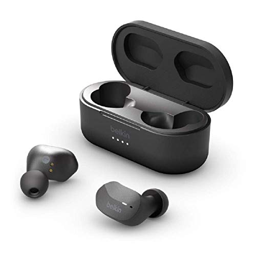 Belkin Soundform Auricolari True Wireless (Cuffie Bluetooth Per Iphone, Samsung, Google, Controlli Touch, Custodia Di Ricarica Portatile, Riproduzione