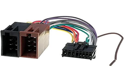 Sound-Way Cavo Adattatore Connettore Iso Compatibile Con Autoradio Pioneer 16 Pin 03