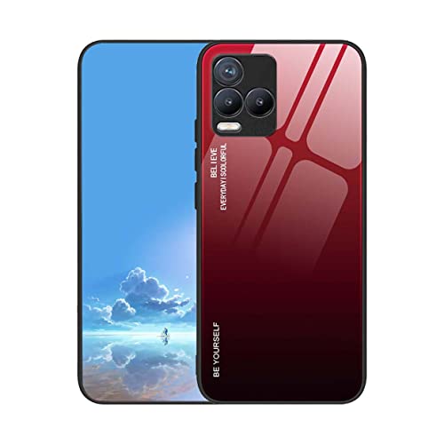 Uplai Cover Per Vivo Y21/Vivo Y21S/Vivo Y33S, Ultra Sottile Morbido Tpu Silicone Antiurto Custodia Insieme A Colore Sfumato Vetro Temperato, Moda Colo