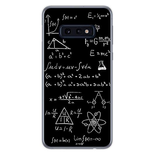Tumundosmartphone Custodia Di Gel Tpu Per Samsung Galaxy S10E Design Formulas Disegno