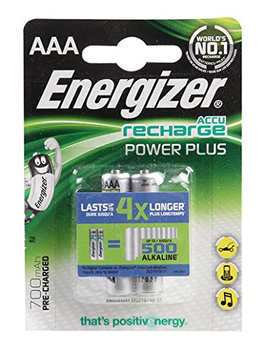 Energizer 638625 Nickel Metal Hydride 700Mah 1.2V Rechargeable Battery - Rechargeable Batteries (700 Mah, Nickel-Metal Hydride (Nimh), Aaa, 1.2 V, Gre