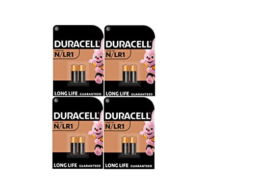 8X Duracell N/Lr1 E90 (4 Blister Da 2 Batterie) 8 Pile