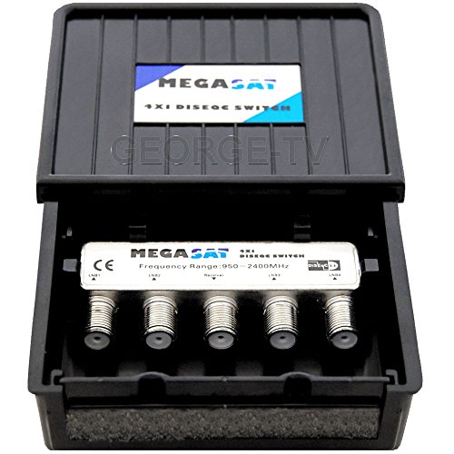 Megasat Diseqc 4/1 Diseqc Interruttore 4 (4 Sat/0 Terrestre) 4