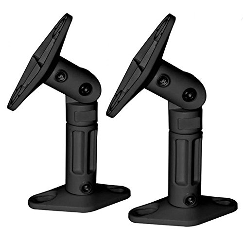 Maclean Mc-528 Supporto Staffa Altoparlante Da Parete Seti Di Due Pezzi Home Cinema Hifi Carico Max 3.5Kg Universale Regolabile