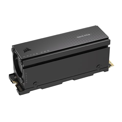 Corsair Mp700 Pro Con Raffreddatore Ad Aria 2Tb M.2 Pcie Gen5 X4 Nvme 2.0 Ssd - M.2 2280 - Fino A 12.400Mb/Sec In Lettura Sequenziale - Nand Tlc Ad Al