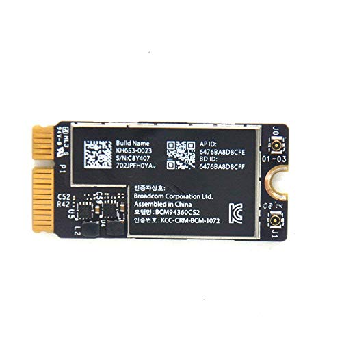 Olvins Bcm94360Cs2 Sostituzione Scheda Wireless Bluetooth Aeroporto Wireless Per Macbook Air 11 "A1465 (2013, 2014, 2015) 13" A1466 (2013, 2014, 2015,