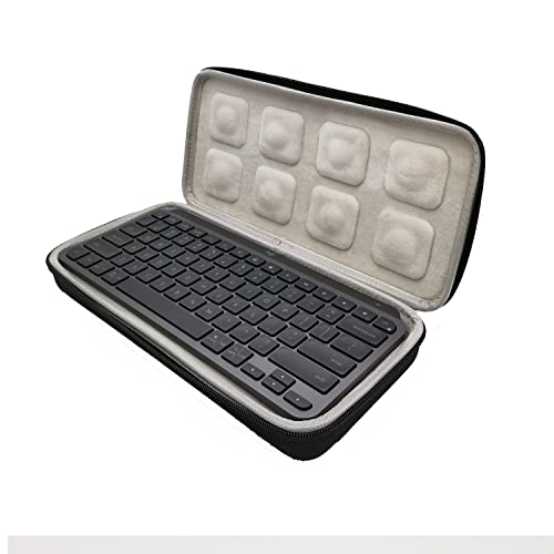 Motutech Borsa Rigida A Mano Portatile Per Logitech Mx Keys Mini Keyboard Tastiera Senza Fili Custodia Protettiva Anti-Graffio Anti-Collisione
