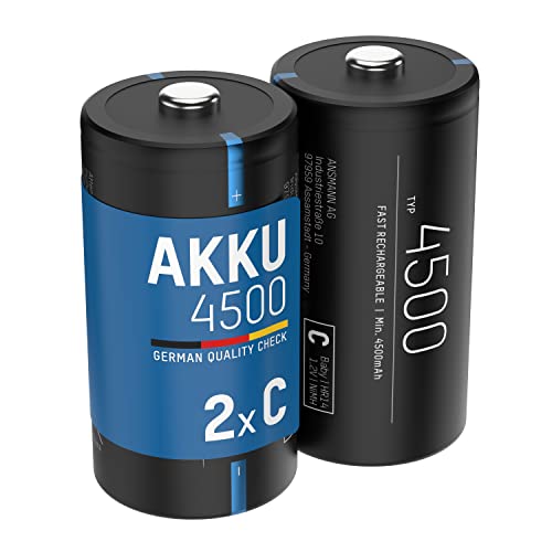 Batteria Baby C – 2 Pezzi 4500 Mah Nero
