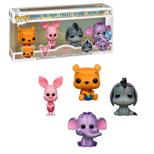 Funko Disney Pack 4 Figurines Pop! Movies Vinyl Winnie The Pooh 9 Cm