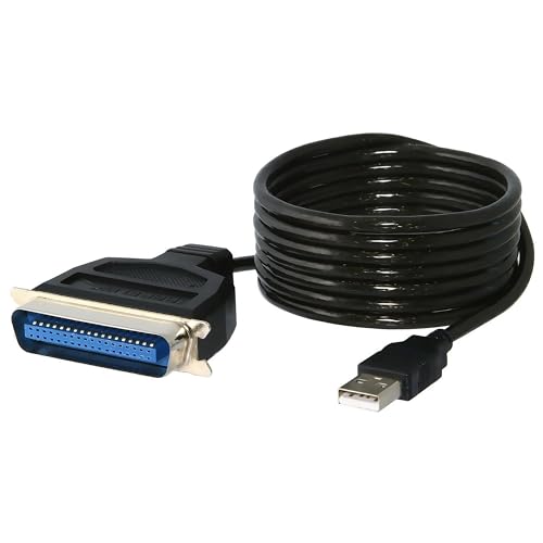 Sabrent Cavo Usb Adattatore Per Stampante, Da Usb 2.0 A Parallel Ieee 1284, 36 Pin Maschio (1,8 M) (Cb-Cn36)