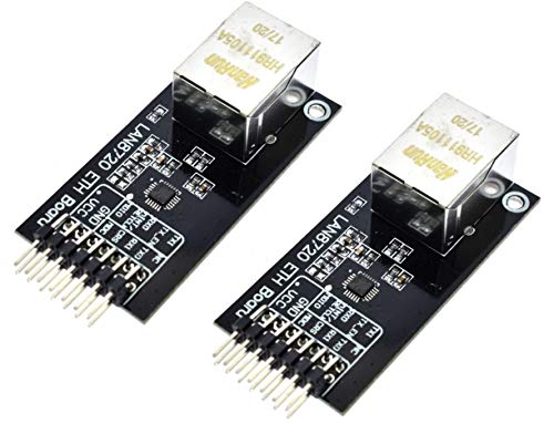 2Pcs Lan8720 Ethernet Board Network Module Ethernet Transceiver Rmii Interface Development Board