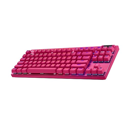 Logitech G Pro X Tkl Lightspeed Tastiera Gaming Wireless - Magenta - Uk - Tactile