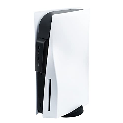 Mcbazel Ps5 Hub Usb2.0 4 Porte Hub Di Espansione Multiporta Ad Alta Velocità Trasferimento Dati Hub Usb C A Ricarica Rapida Per Ps5 Digital/Uhd Editio