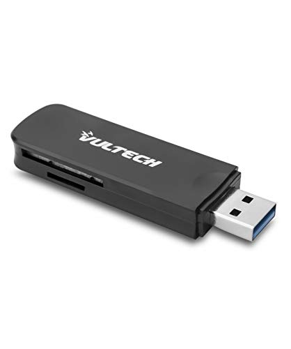Vultech Crx-02Usb3 Lettore Card Reader Usb 3.0, Superspeed 5Gbps, Per Schede Di Memoria (Sd, Sdhc, Sdxc, Micro-Sd, Micro-Sdhc, Micro-Sdxc)