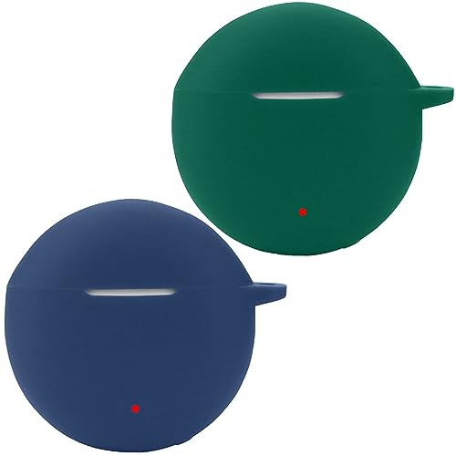Acadeny Silicone Cover Compatibile Per Honor Earbuds X5,[Supporta La Ricarica Wireless] [Custodia Protettiva Antiurto] 2X Blue Green