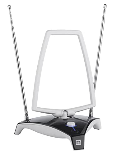 One For All – 3G/4G/5G Filter – Antenna Tv Da Interni – Full Hd Tv – Antenne Telescopiche – Distanza Dal Trasmettitore 0 – 15 Km – Sv9360-5G