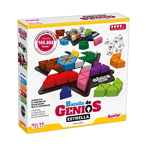 Lúdilo - Battaglia Di Genii Stars, Puzzle 3D, Tavolo Educativo, Puzzle Per Bambini Con Parti Di Legno, Giochi In Legno, Potenza Logica E Velocità (809