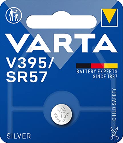 Varta V395 Batteria Monouso Sr57 [Single-Use Battery Sr57, Ossido D'Argento, (S), 1.55 V]