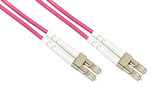 Cavo Fibra Ottica Multimode Lszh Duplex Om4 50/125, Lc-Lc, 2 Mt.