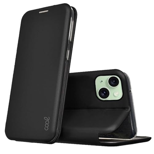 Custodia Cool Flip Cover Per Iphone 15 Plus Elegance Nero