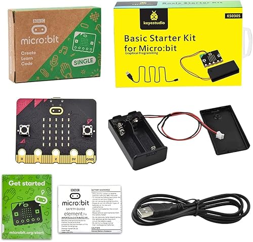 Keyestudio Bbc Micro:Bit Basic Starter Kit With V2.2 Microbit Board Graphical Programming Stem Kit