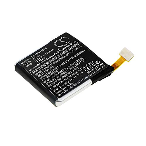 Techtek Batterie Compatibile Con [Lg] W150, Watch Urbane Sostituisce Bl-S3 Fba