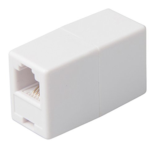 Valueline Rj11 Accoppiatore Femmina A Femmina – Bianco