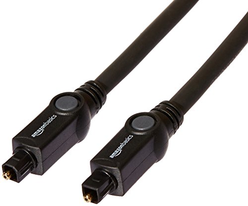 Amazon Basics Cavo Toslink Di Classe Cl3 (Installazione All'Interno Della Parete), 4.57 M, Nero