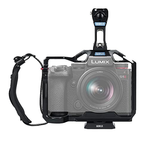 Sirui Kit Completo Con Manico Superiore Per Panasonic Lumix G9Ii/S5Ii/S5Iix, Compatibile Con Arca-Swiss, Con Fori Filettati Da 1/4"-20, Fori Di Regist