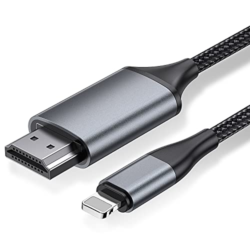 Cavo Hdmi Per Iphone, Cavo Convertitore Hdmi Per Trasferimento I-Phone, I-Pad O I-Pod Su Tv, Cavo Hdmi Ios 11, 12, 13, 14, Uscita Tv Youtube Hd 1080P,