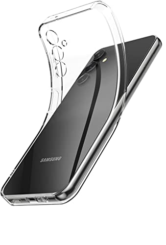 Captor Cover Trasparente Per Samsung Galaxy A54 5G, Custodia Tpu In Silicone Flessibile Morbida E Sottile, Alta Qualità Con Bordo Rialzato Per Schermo