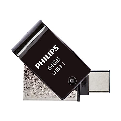 Philips Unità Flash Usb 2 In 1 64 Gb, Usb 3.1 - Usb-C