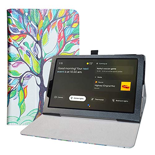 Lfdz Compatibile Con Lenovo Yoga Smart Tab Case, Slim Folio Pieghevole Stand Pu Cover In Pelle Pu Per Lenovo Yoga Smart Tab Yt-X705F Tablet Da 10,1 Po