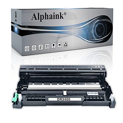 Alphaink Tamburo Compatibile Con Brother Dr-3400 Dr3400 Per Stampanti Brother Dcp-L5500Dn L6600Dw Hl-L5000D L5100Dn L5100Dnt L5200Dw L5200Dwt L6250Dn 