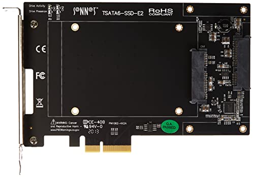 Peach Sonnet Tempo Ssd (Scheda Pcie Ssd Da 2,5 Pollici Sata Da 6 Gb/S Ad Alte Prestazioni - Aggiungi I Tuoi Ssd)