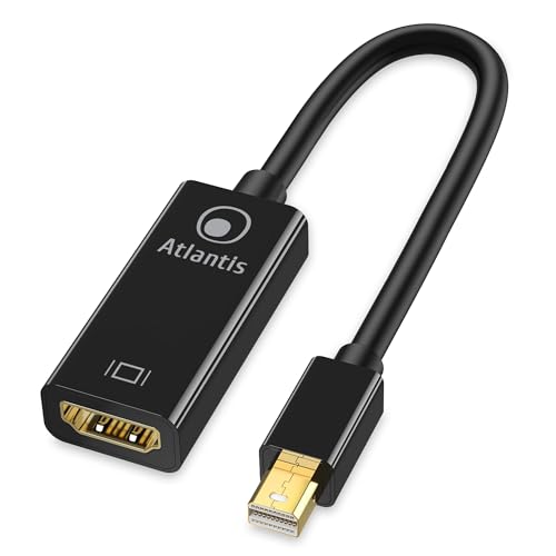 Atlantis A04-Minidp_Hdmi Adattatore Mini Display Port (Dp) A Hdmi, 4K 1080P 60 Hz, Masch-Fem. Per Connettere Pc/Notebook/Mac Con Uscita Display Port A