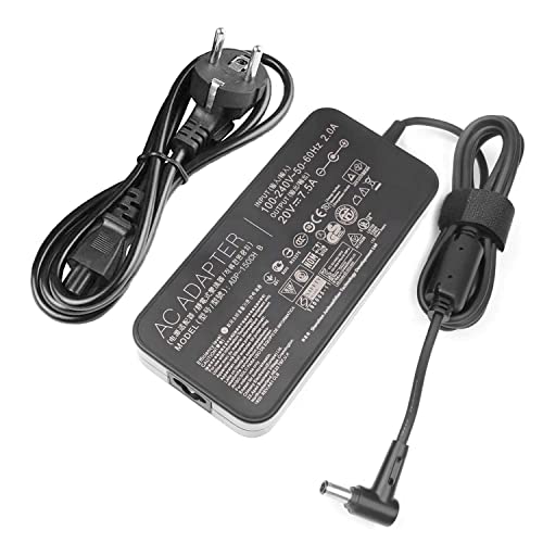 150W 20V 7.5A Adattatore Ca Caricatore Adp-150Ch B A18-150P1A Compatibile Per Asus Rog G531Gt G731Gt Fx505Gt Fx705Gt Fx505Dd Fx505Dt Fx505Du Fx705Dd F
