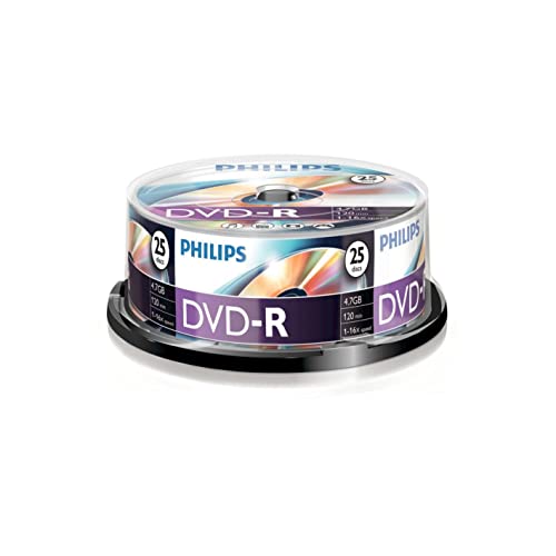 Philips Dvd-R 16X 120M 4 7Gb Cf.25 Campana