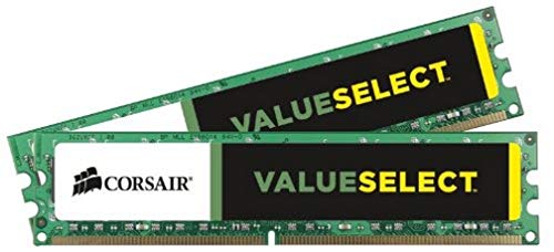 Corsair Cmv8Gx3M2A1333C9 Value Select Memoria Per Desktop Mainstream Da 8 Gb (2X4 Gb), Ddr3, 1333 Mhz, Cl9, 1.5 Volt