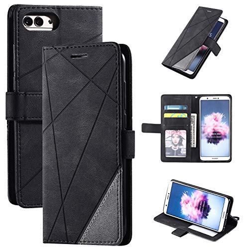 Custodia Per Huawei Enjoy 7S ,Custodia In Pelle Custodia Per Huawei P Smart Fig-L03 Fig-Lx2 Fig-L21/L22 Fig-Lx1/Lx3 Fig-La1 / Honor 9 Lite Lld-L22A Ll