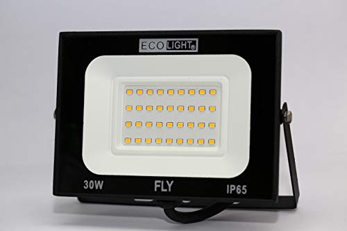 Ecolight Faretto A Led Ultra Slim 30W Luce Naturale 4000K