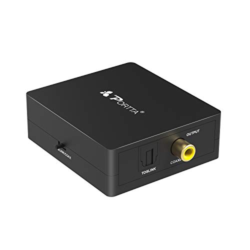 Portta Audio Converter Convertitore Bidirectional 2 Vie Bidirezionale Digital Spdif Coax Coaxial Toslink Per Dvd Player Speaker Earphone Etc