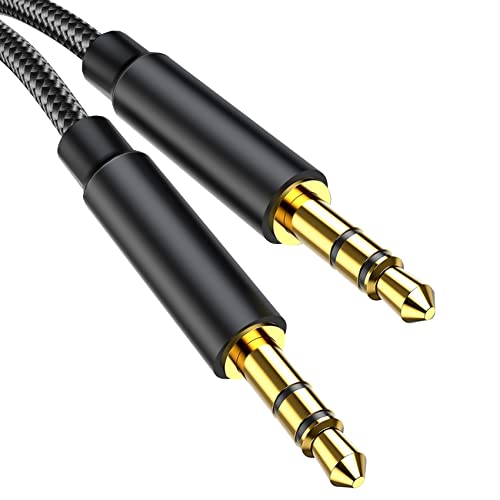 Gulemfy Cavo Aux, Audio Jack 3.5Mm To Jack 3.5Mm [1.2M] Hi-Fi Stereo Da Maschio A Maschio, Compatibile Per Cuffie, Macchina, Autoradio, Iphone, Ipad, 