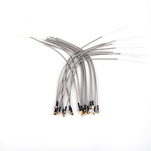 Bewinner 20Pcs 2.4G Antenna Per Ricevitore Ipex, 15 Cm Antenna Per Ricevitore Abs Di Alta Qualità Per Futaba Frsky, Antenna Per Ricevitore Per Aereo